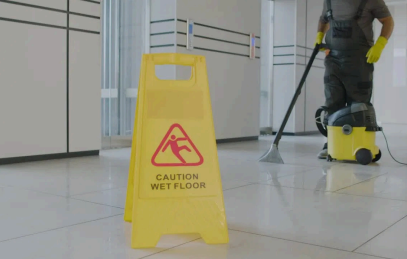 Commercial floor cleaning image
